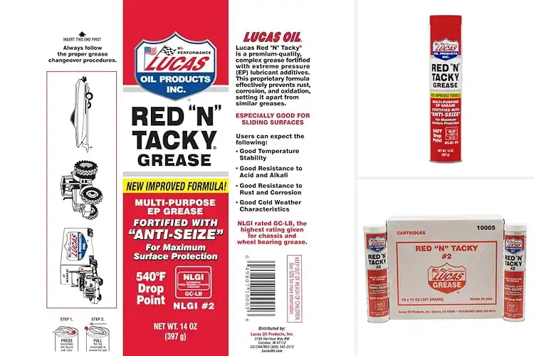 Detailed view of 10 Best Red Tacky Greases: Smooth Rides Ahead