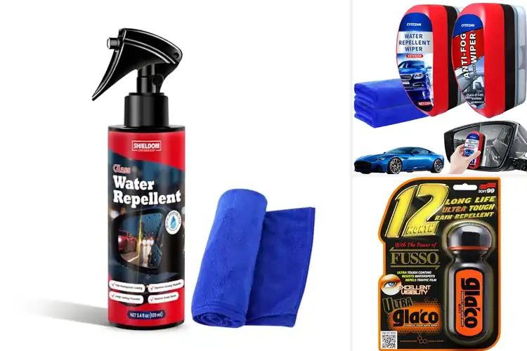 Detailed view of Best Water Beading Windshield Treatments